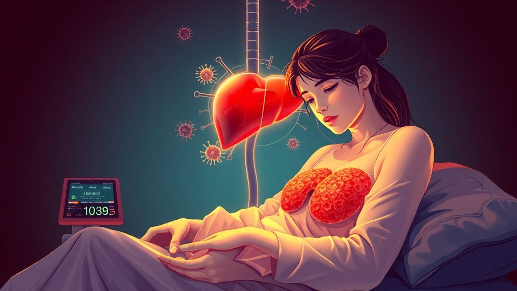 급성간염 정의와 특징 (illustration 스타일)