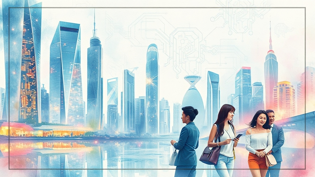 AI 자서전의 미래: 가능성과 과제 (watercolor 스타일)