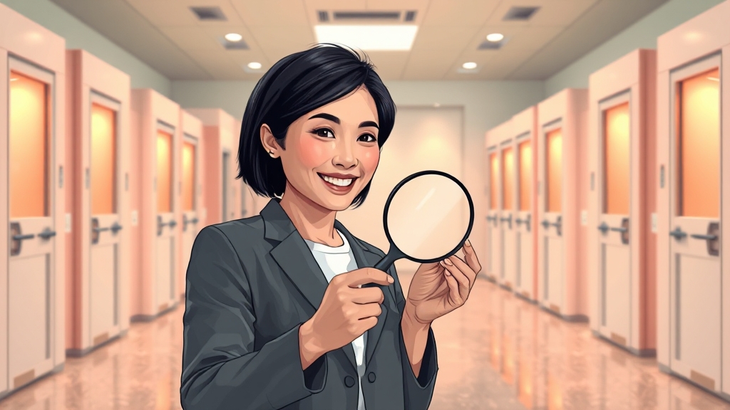 보건소 건강검진의 장점 (illustration 스타일)