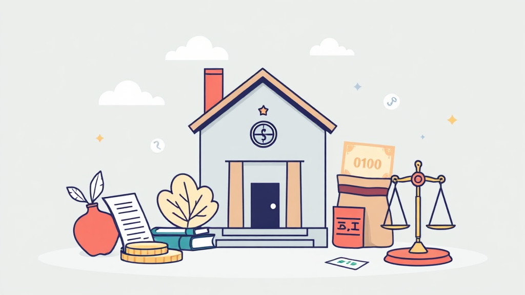 근저당 설정 비용, 얼마나 들까? (illustration 스타일)