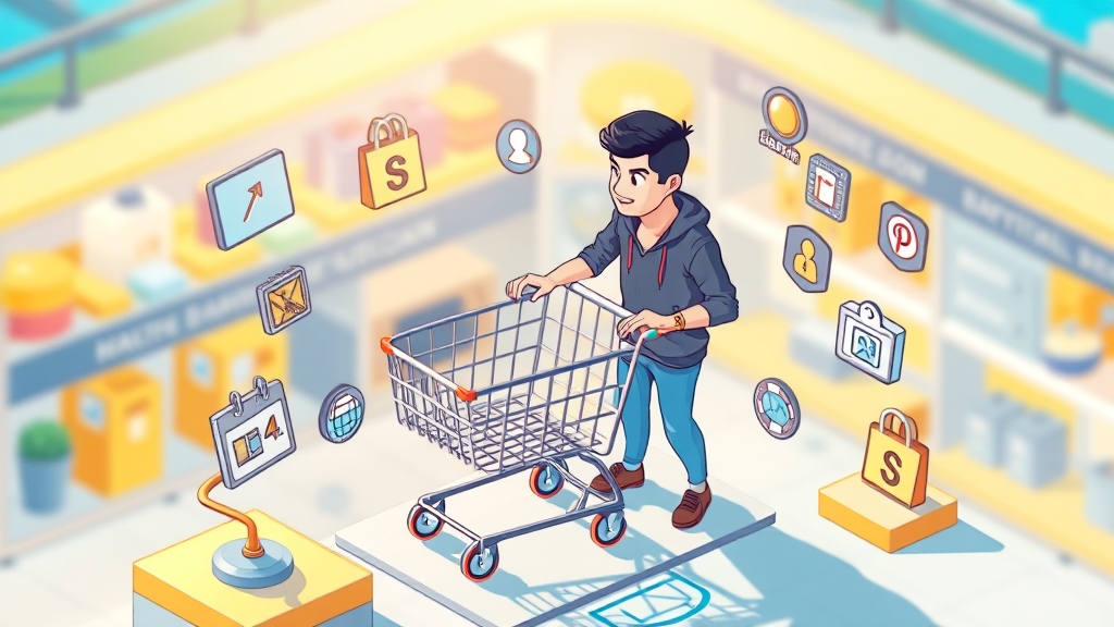 Shopify란 무엇일까요? (illustration 스타일)