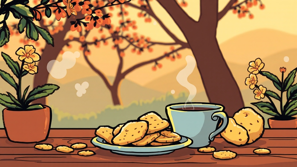 자스민 라이스 크래커 첫인상 (cartoon 스타일)