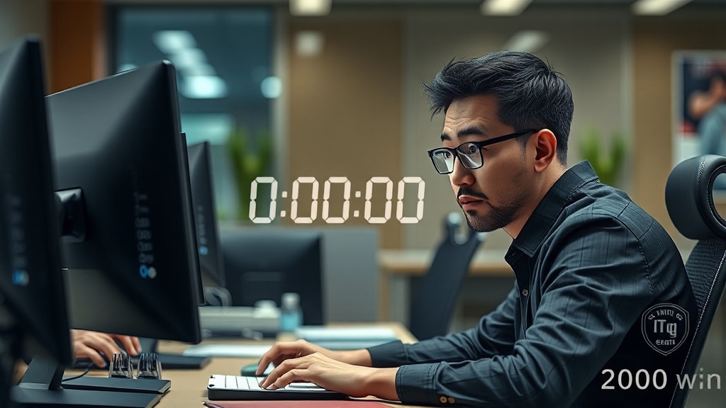 ITQ 시험 과목 및 구성 (realistic 스타일)