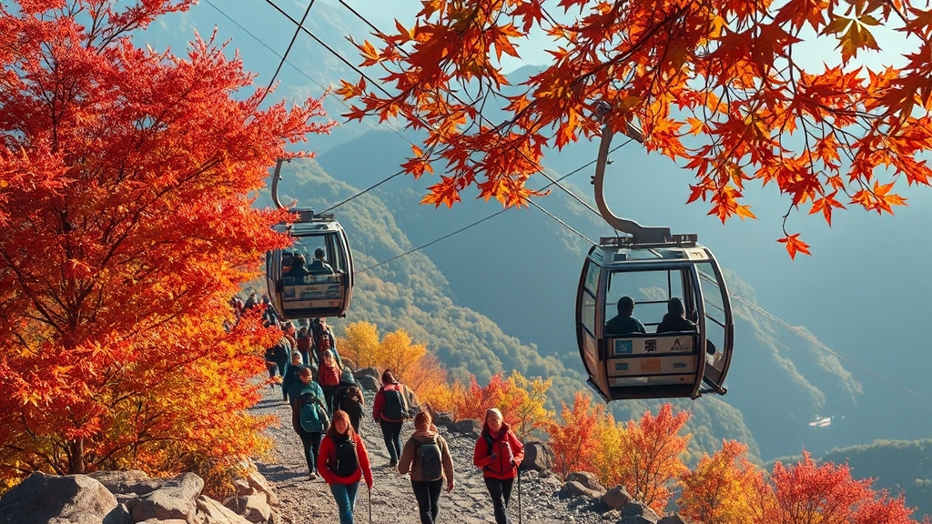 내장산 케이블카 완벽 정보 (realistic 스타일)