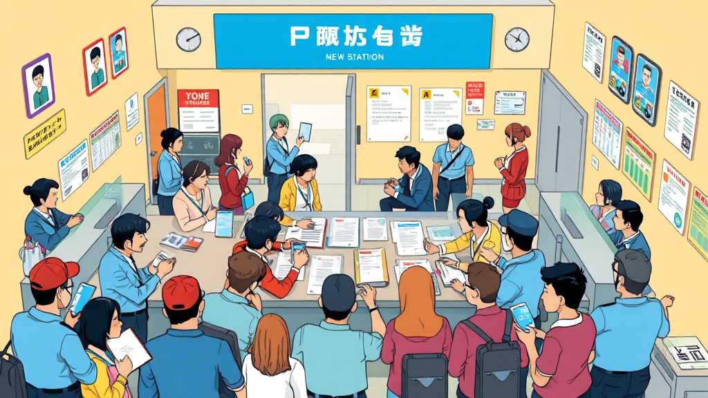 방문 갱신, 어디로 갈까? (cartoon 스타일)