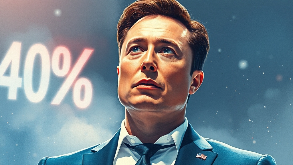 머스크의 정치 참여, 지지 현황은? (watercolor 스타일)