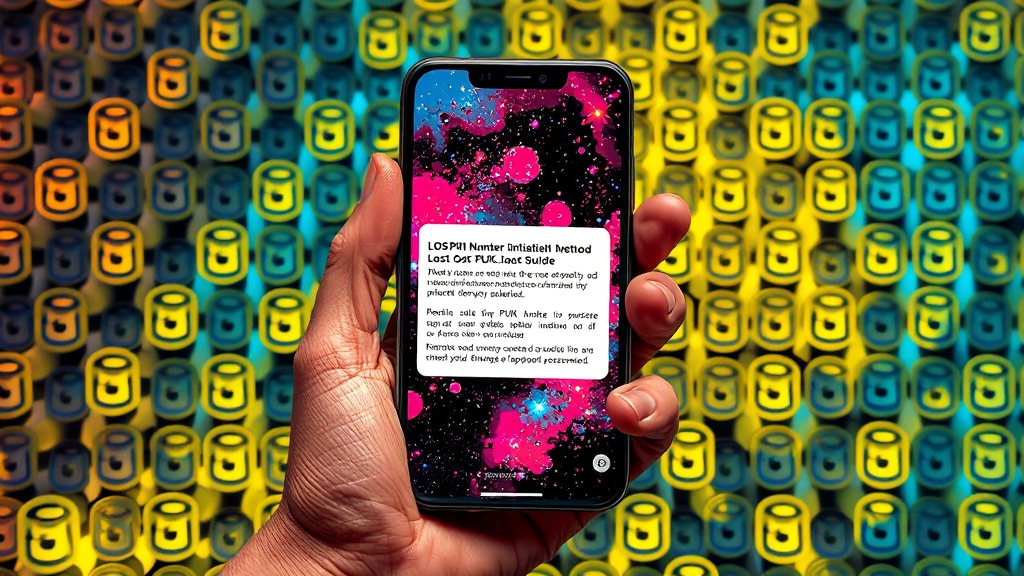 PIN 비밀번호 잊었다면? (popart 스타일)