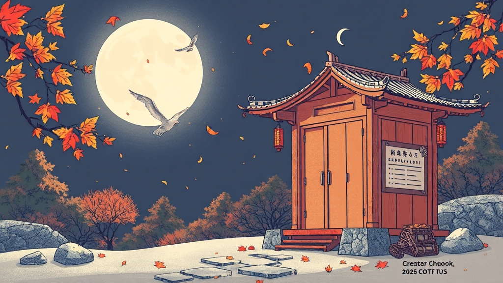 2025 추석 연휴 분석 (illustration 스타일)