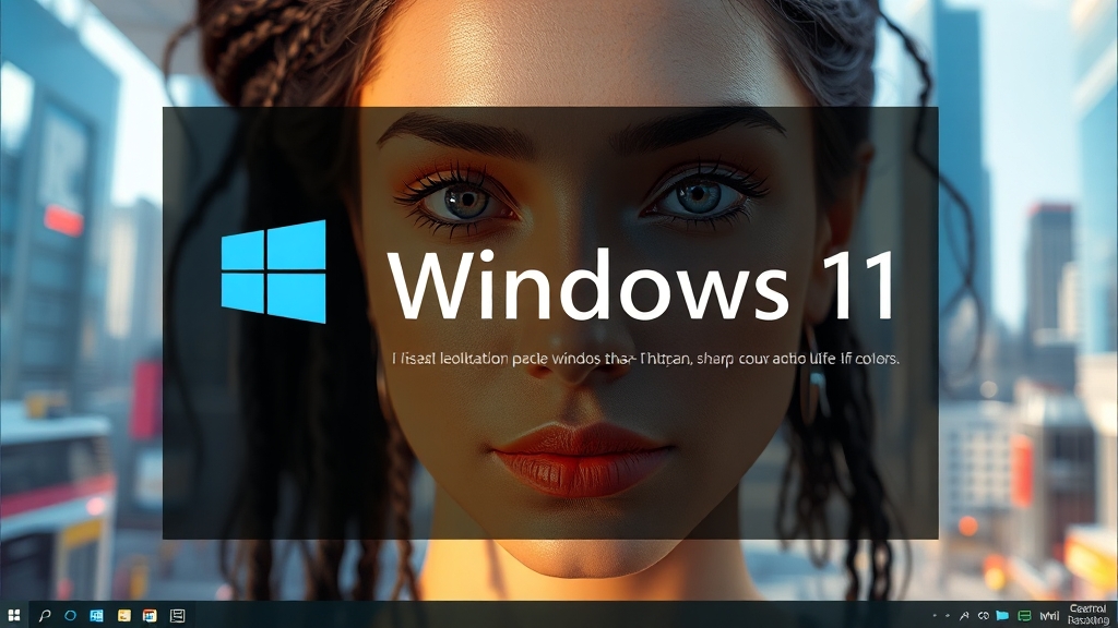 윈도우 11 업그레이드 방법 (realistic 스타일)