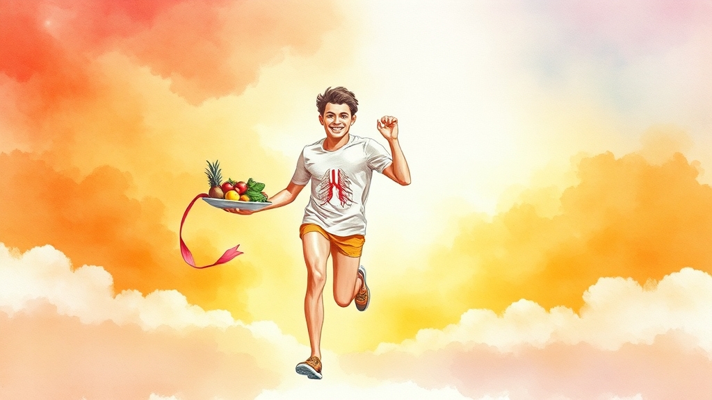혈액순환, 왜 중요할까요? (watercolor 스타일)