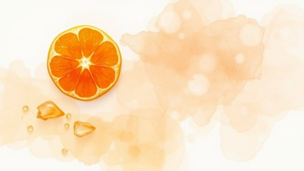 댕유자의 놀라운 효능과 건강 효과 (watercolor 스타일)