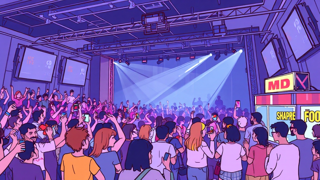 콘서트 꿀팁 & 유용한 정보 (illustration 스타일)