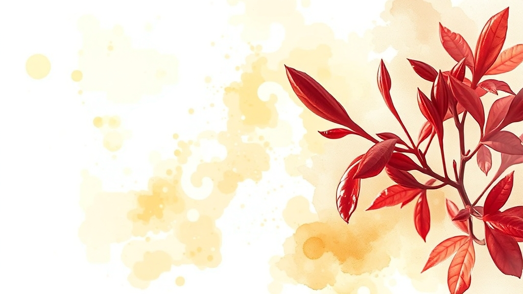 저속노화 관련 영양 성분 (watercolor 스타일)