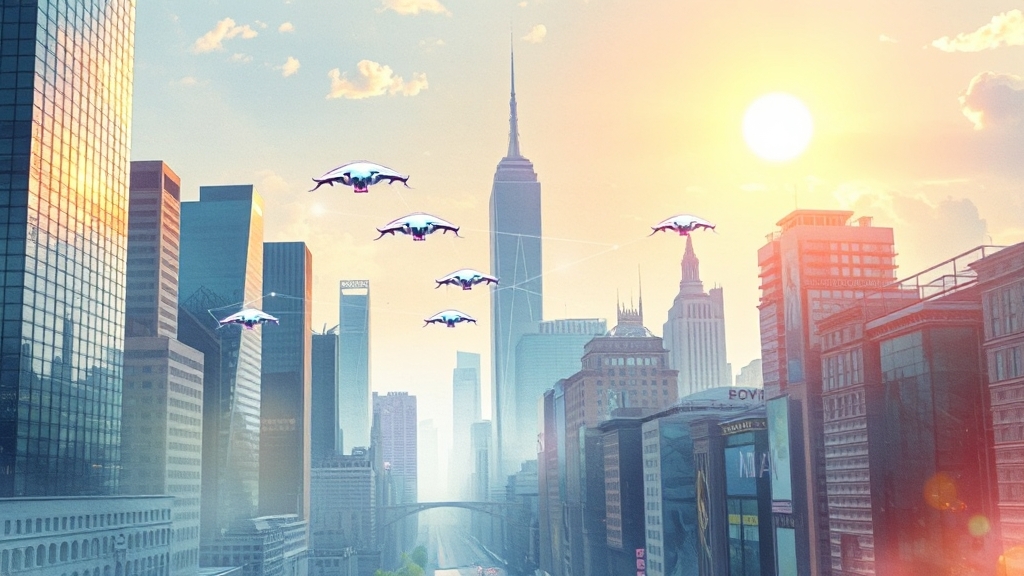 AI 에이전트 미래는? (watercolor 스타일)