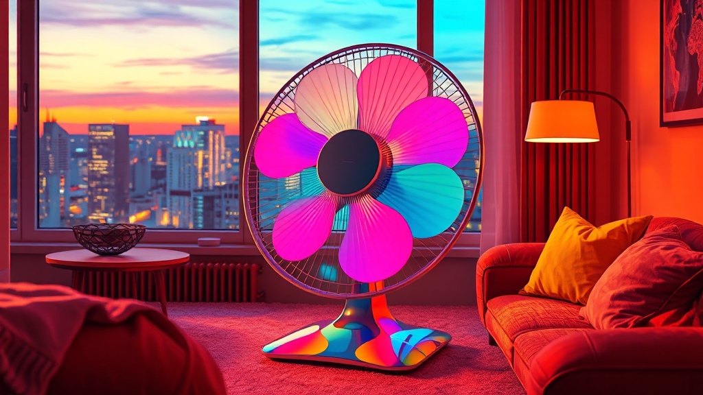 날개 없는 선풍기 원리 (popart 스타일)