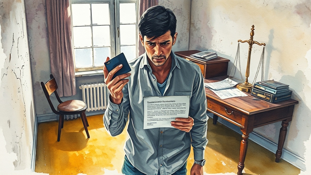 벌금 납부 방법 및 분납 조건 (watercolor 스타일)