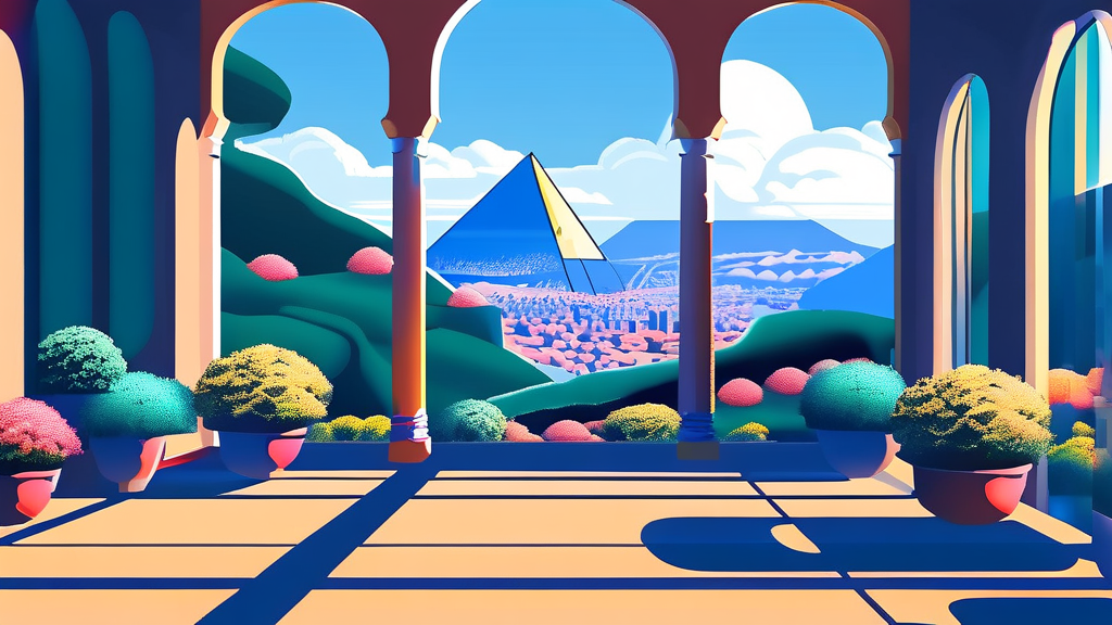 마법 같은 전시 내용: 지브리 애니메이션 속으로 (illustration 스타일)