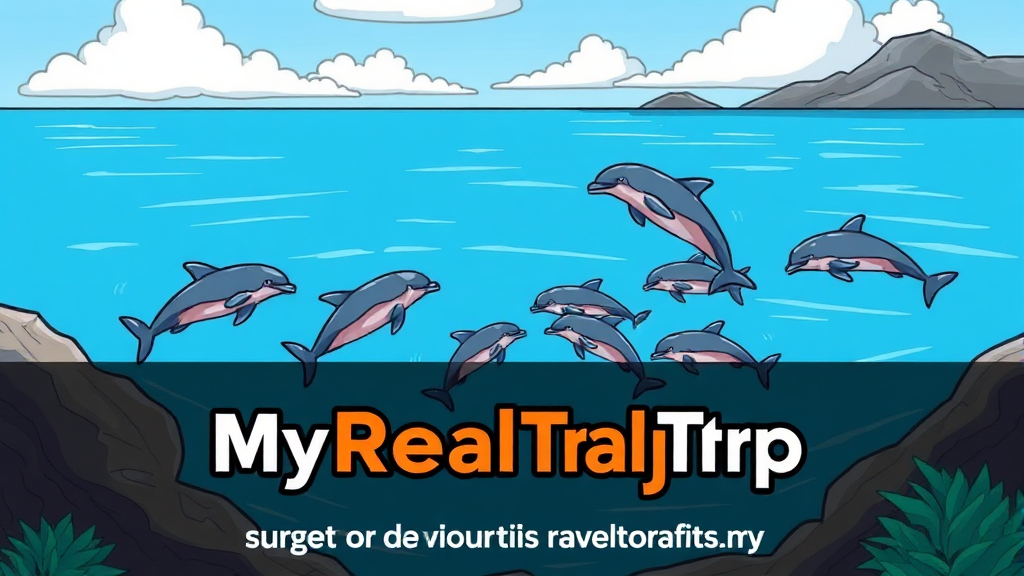 돌핀투어 예약 방법 (cartoon 스타일)