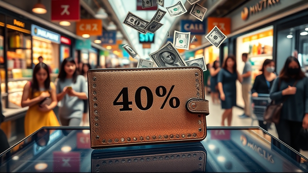 디지털 온누리상품권 혜택: 소득공제 및 환급 (realistic 스타일)