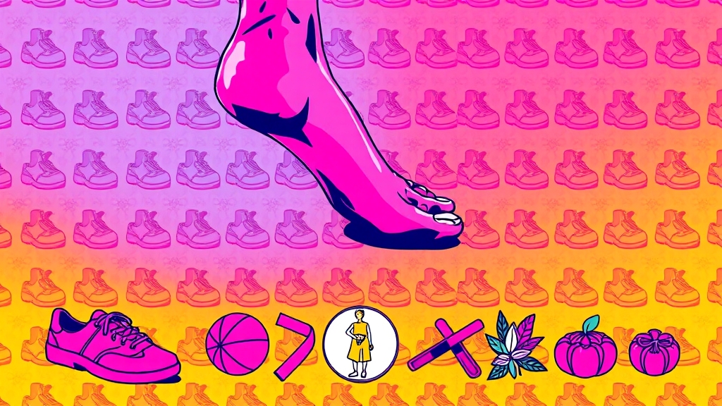 발뒤꿈치 통증, 어떻게 치료할까? (popart 스타일)