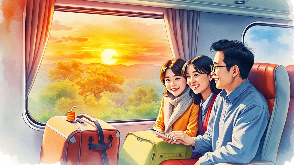 KTX 예매, 놓치지 말아야 할 팁 (watercolor 스타일)