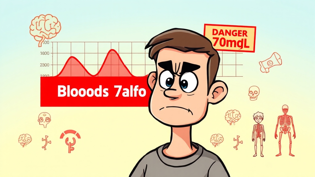 저혈당이란 무엇일까요? (cartoon 스타일)