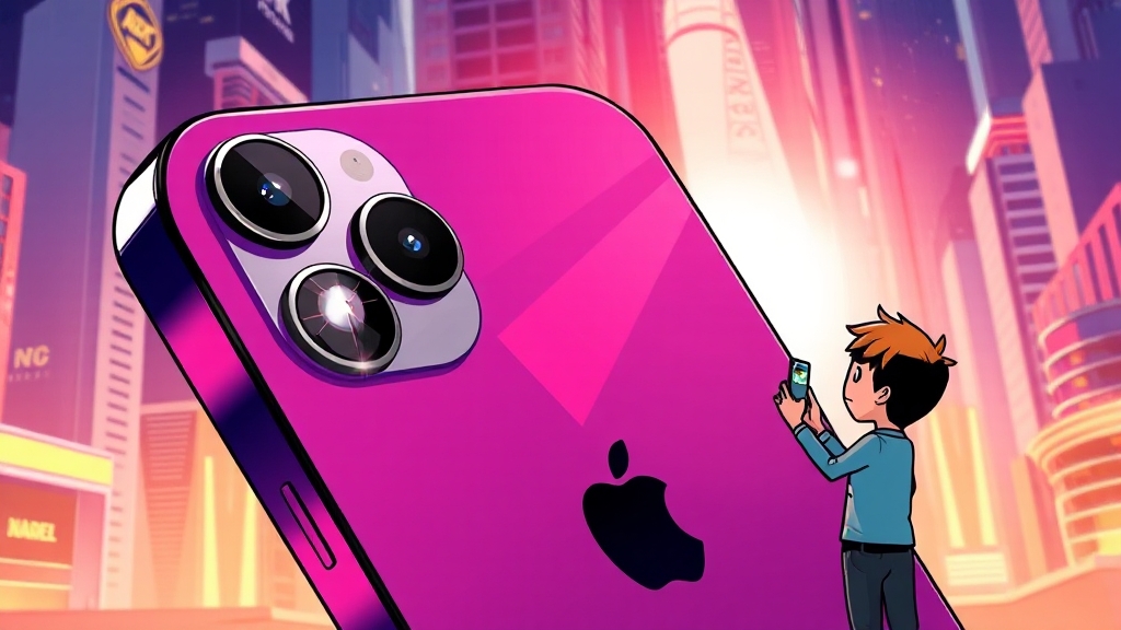 아이폰 17 카메라, 얼마나 강력해질까? (cartoon 스타일)