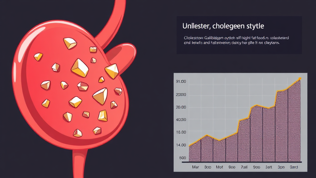 담낭용종 원인 분석 (illustration 스타일)