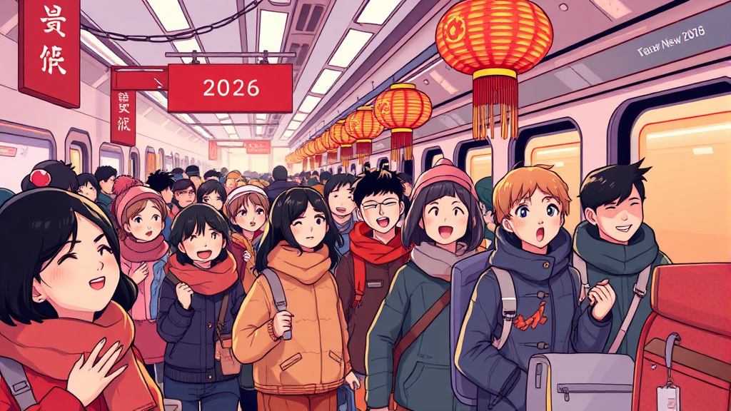 설 연휴 특별 수송 기간 (illustration 스타일)