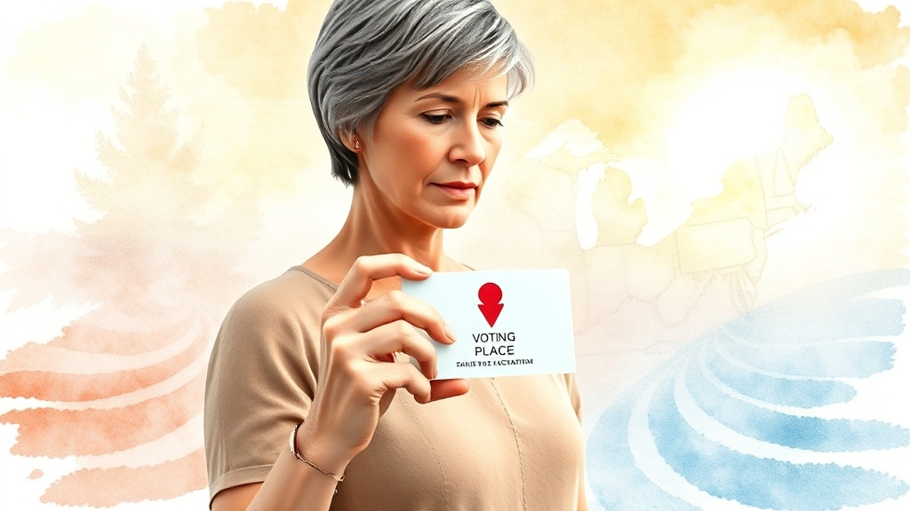 사전투표, 언제 어디서? (watercolor 스타일)