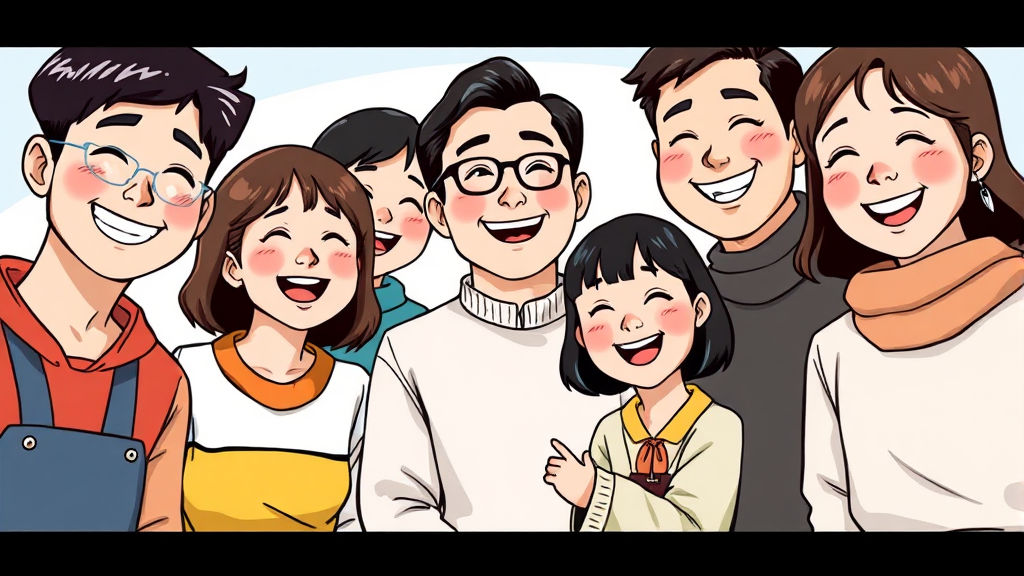 MT 현장 스케치, 웃음꽃 만발! (cartoon 스타일)