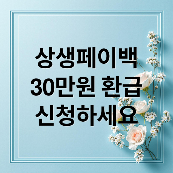 상생페이백
30만원 환급
신청하세요 (전국 30만원 상생페이백)