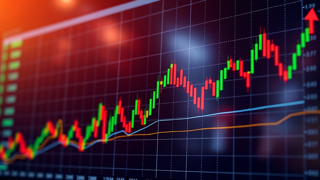 증권 시세, 무엇을 의미할까요? (realistic 스타일)