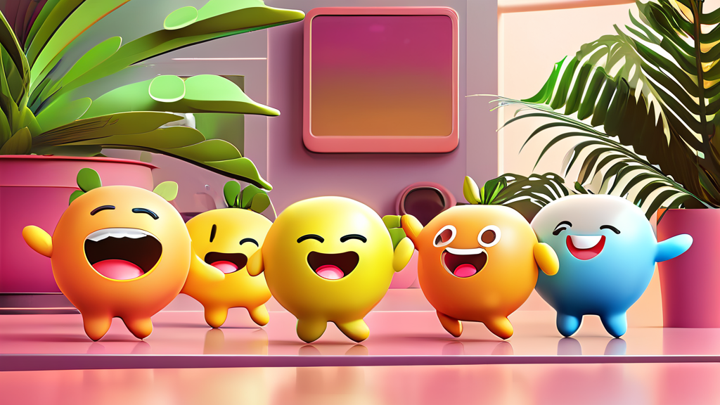 AI 이모티콘 트렌드와 미래 전망 (illustration 스타일)