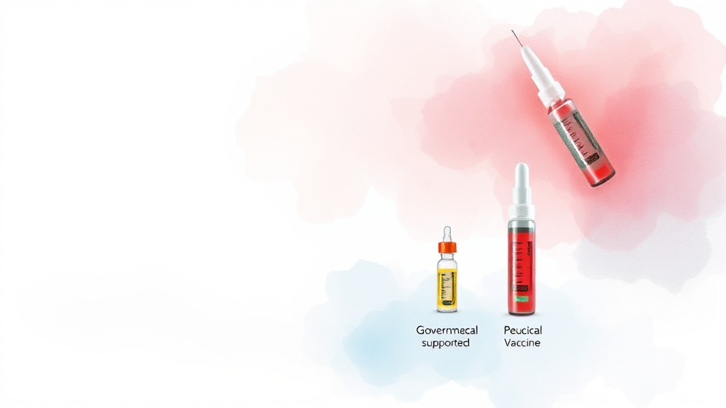 폐렴구균 백신 종류와 국가 지원 백신의 차이점 (watercolor 스타일)