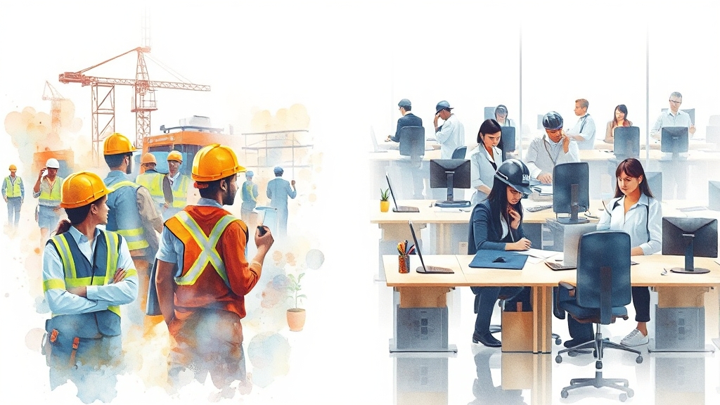 직업별 보험료, 왜 다를까요? (watercolor 스타일)