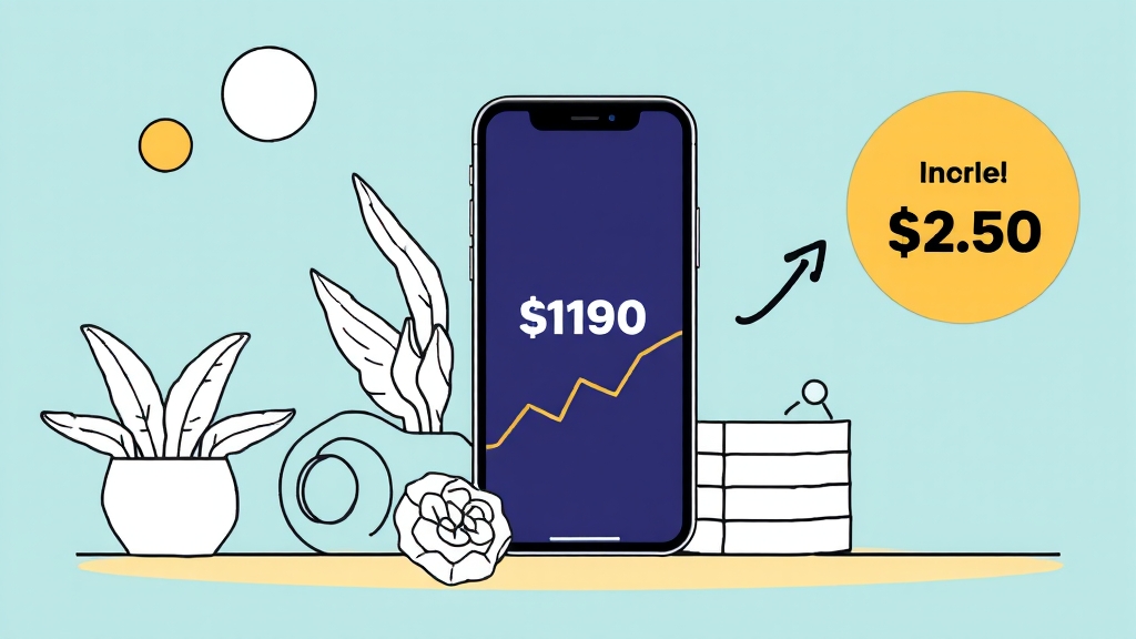 중고 시장 전망 (illustration 스타일)