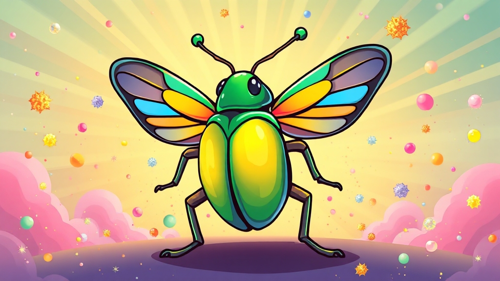 굼벵이, 건강한 삶을 위한 선택 (cartoon 스타일)