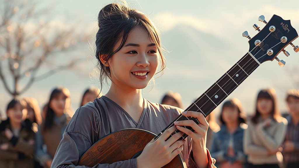 한국 생활 적응기: 자유를 느끼다 (realistic 스타일)