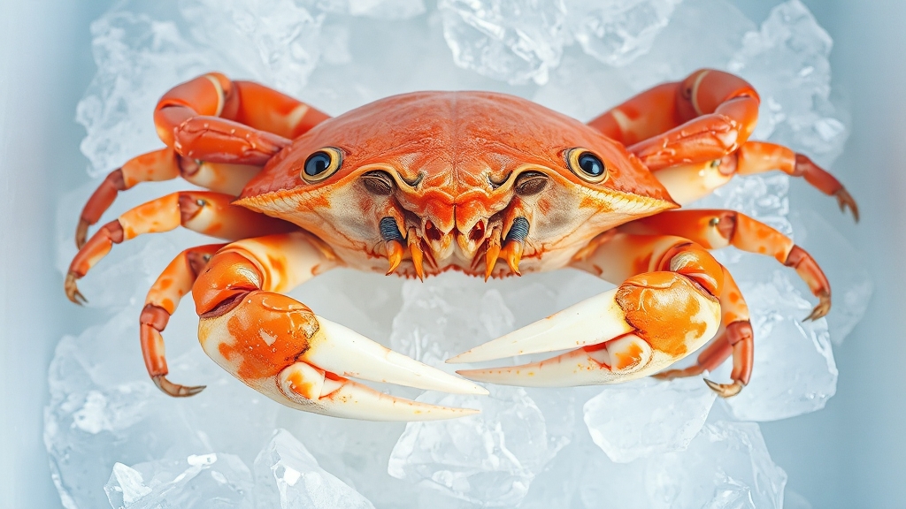 꽃게 보관법: 신선함 유지하기 (watercolor 스타일)