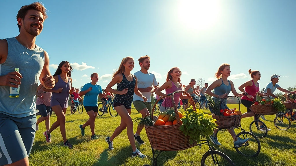 예방 및 극복을 위한 생활 습관 (realistic 스타일)