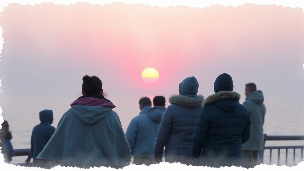 인천 해돋이 여행 팁 (watercolor 스타일)