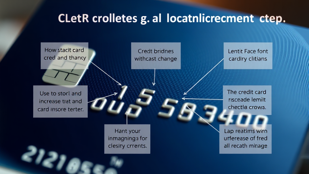 신용카드 한도 상향 실패 원인과 해결책 (realistic 스타일)