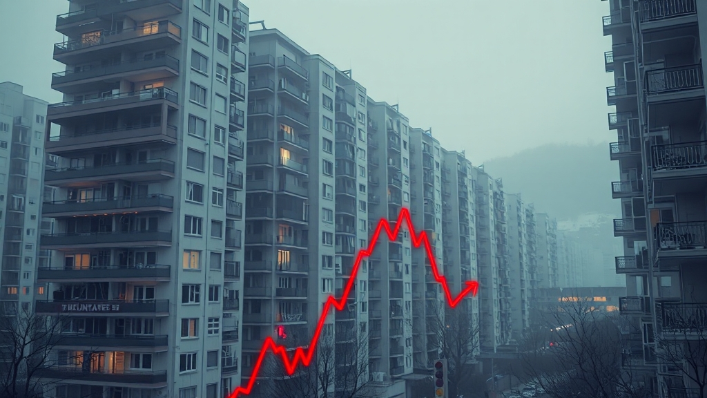 아파트 가격 하락, 왜 이렇게 심할까? (realistic 스타일)