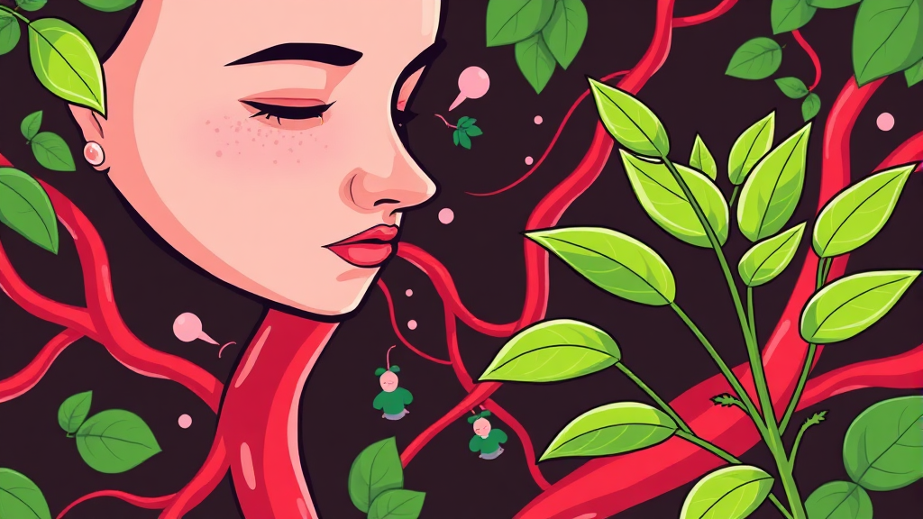 삼백초 추출물의 주요 효능 (cartoon 스타일)