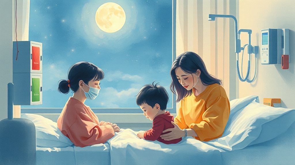 진료 과목별 병원 정보 (watercolor 스타일)