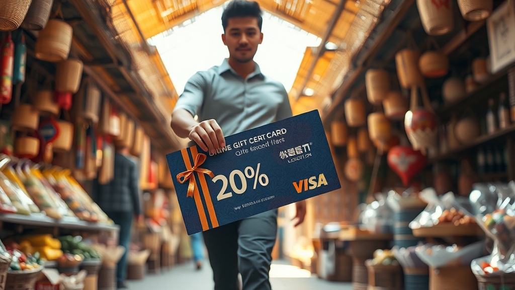 온누리상품권 사용법 (realistic 스타일)