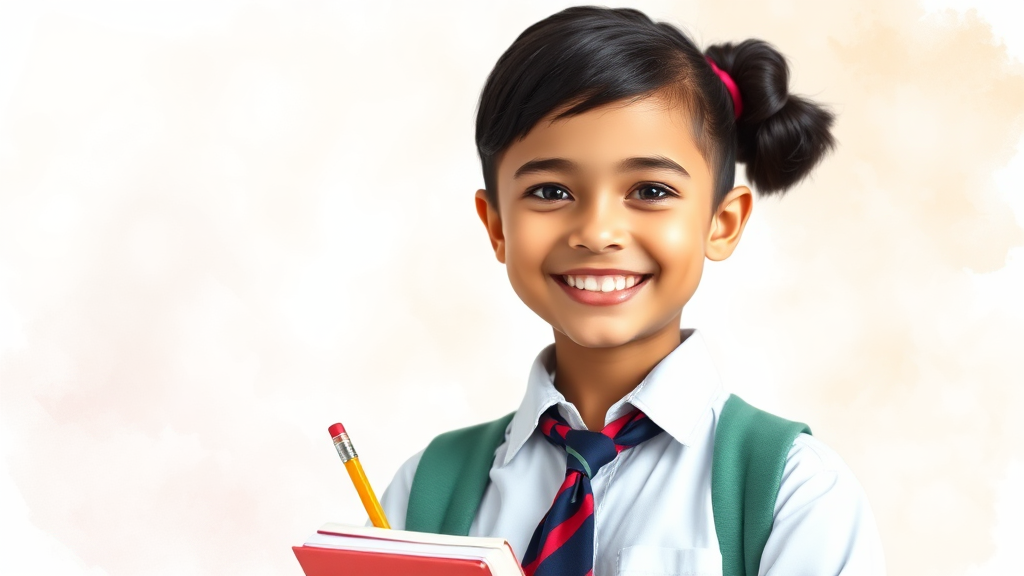 교육 급여: 교육비 지원 (watercolor 스타일)