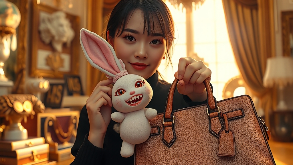 라부부 인형, 왜 핫할까? (realistic 스타일)