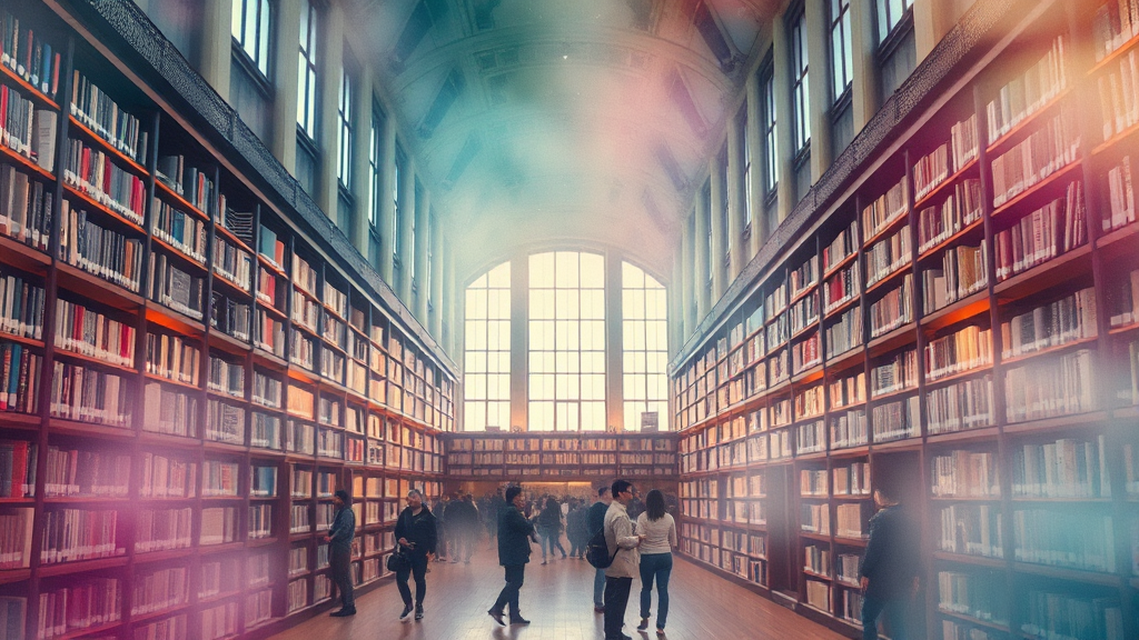 별마당 도서관 위치 및 운영 정보 (watercolor 스타일)